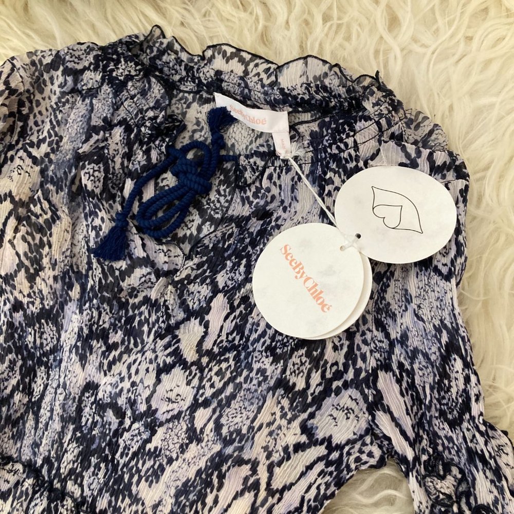SEE BY CHLOÉ Printed Mini Dress - Picture 8 of 11